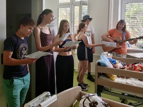 Zpívali jsme na paliativním oddělení